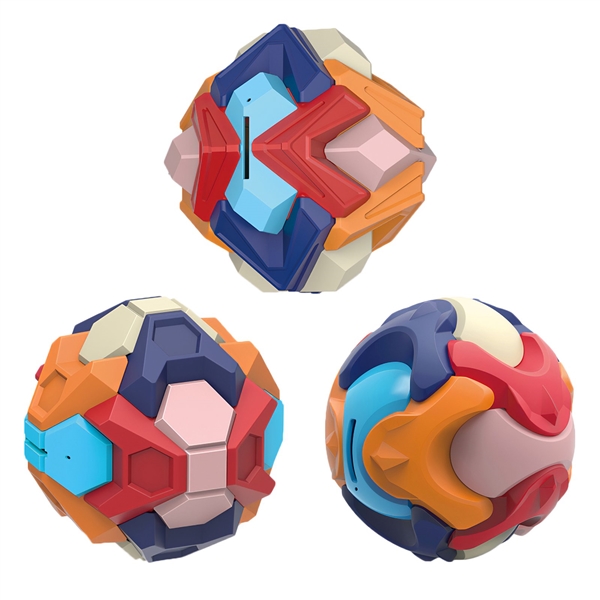 Assembled Piggy Bank 3D Puzzle Ball Intelligence Building Blocks Educational Toy, Puzzles & Magic Cubes