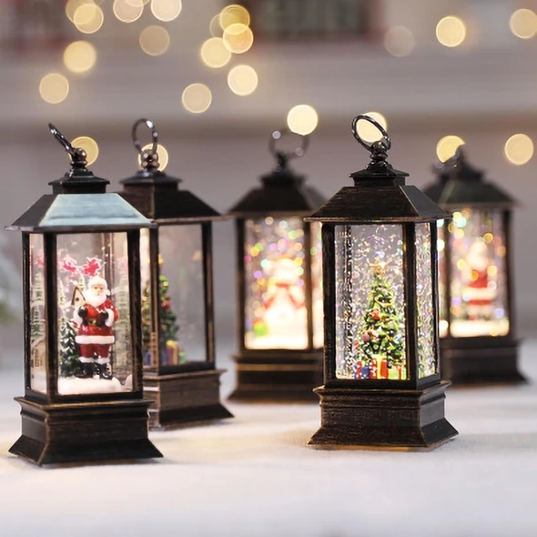  LED Lighted Spinning Christmas Lantern
