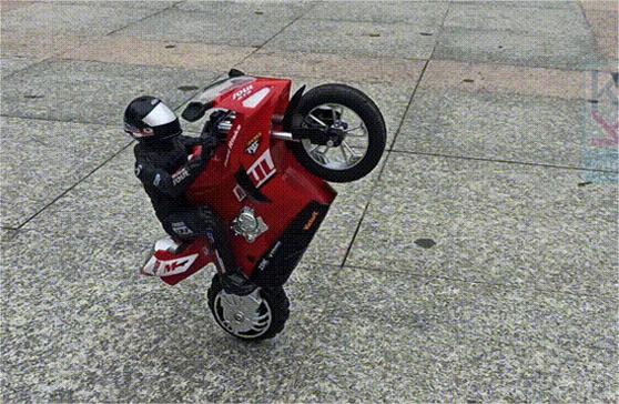 Kibtoy RC Stunt Motorbike
