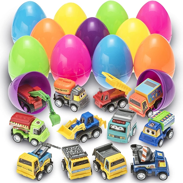 KIBTOY™ 12PCS Construction Vehicles Easter Eggs