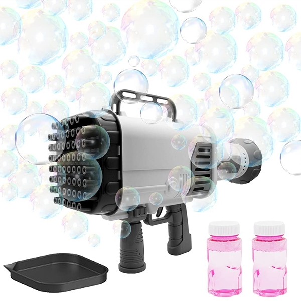 KIBTOY™ Rocket Launcher Bubble Machine 60 Hole Bubble Toy 