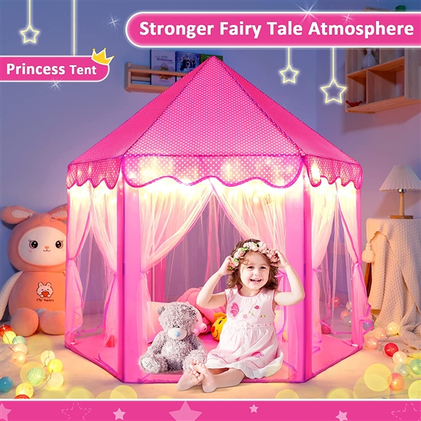  KIBTOY™ Princess Castle Play Tent 