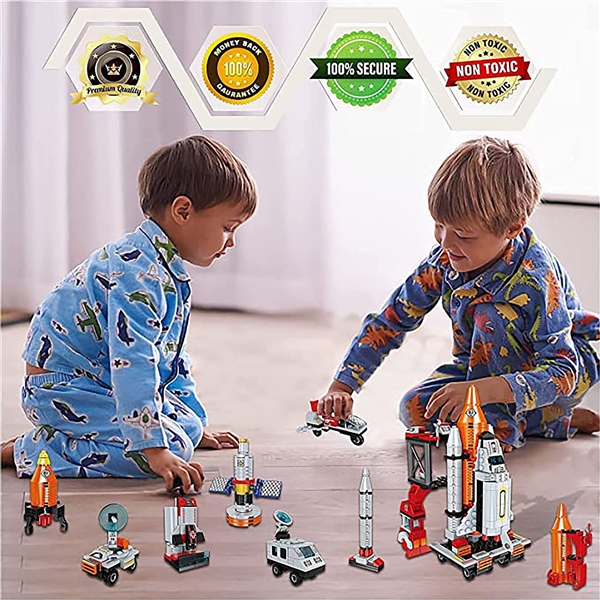 KIBTOY™ Space Exploration Shuttle Toys Stacking toy