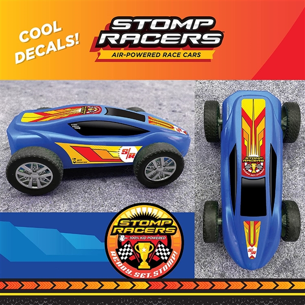 KIBTOY™ New Stomp Rocket Dueling Stomp Cars
