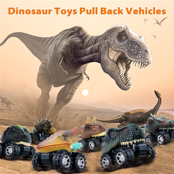 KIBTOY™  Dinosaur Toys Cars for Kids