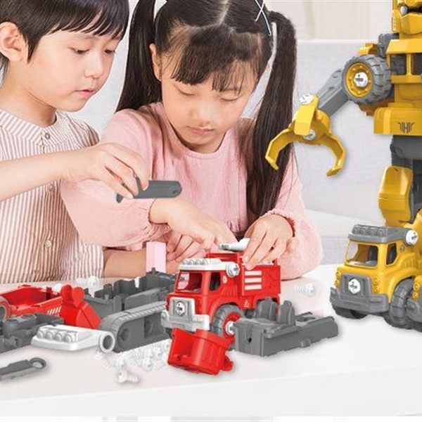 KIBTOY™ Take Apart Robot Toy Vehicle Set