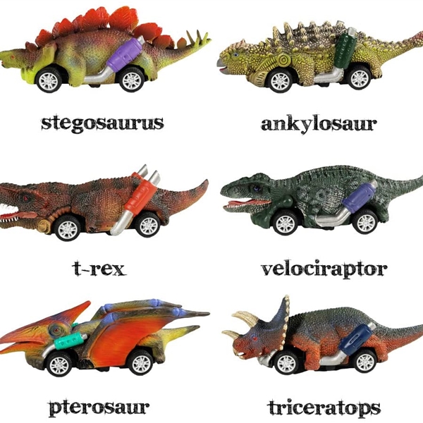 KIBTOY™ Dinosaur Pull Back Toy Cars