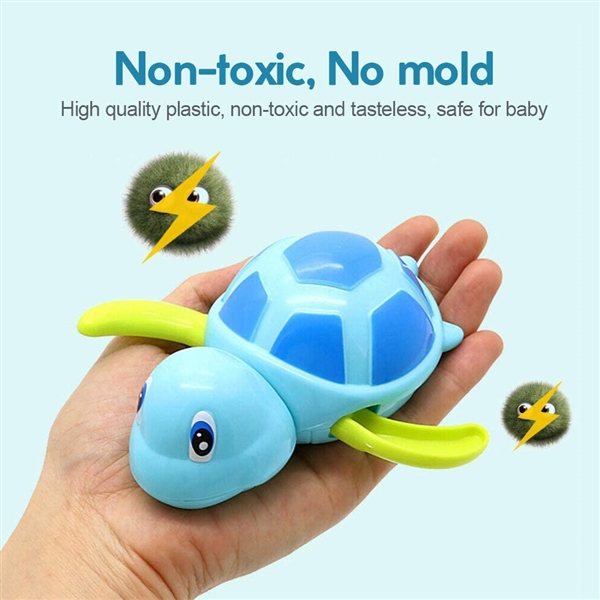 Bath Toys for Toddlers Age1 2 3 4 5 Years Old,Pool Toys for Kids,Baby Funny Wind Up Swimming Turtle Bath Toy,Cute Floating Bathtub Water Toys,Gift for Preschool Child Boys Girls (3 Pcs)