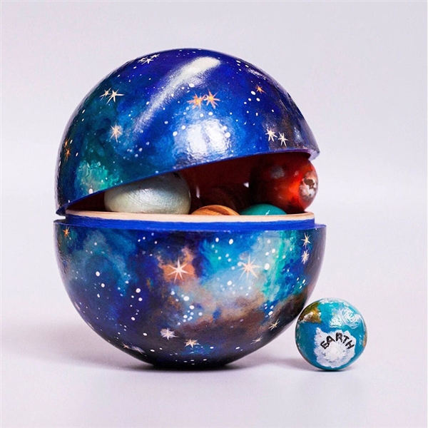Resin Version Solar System - Cosmos Learning Game Toy
