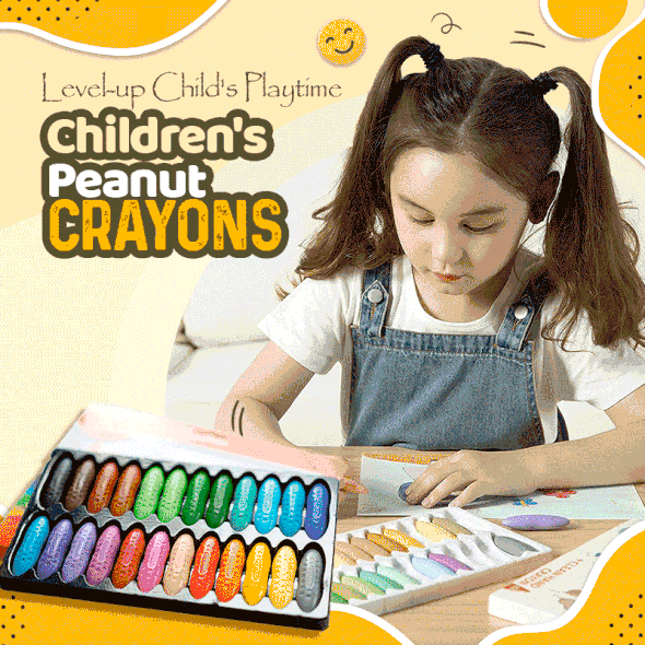 KIBTOY™Children's Peanut Crayons
