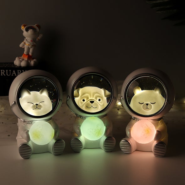 KIBTOY™2022 new Ornaments Galaxy Animal Astronaut Lights