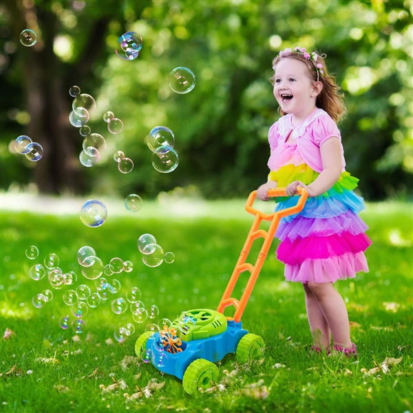 KIBTOY™ Push Car Bubble Mower Toys