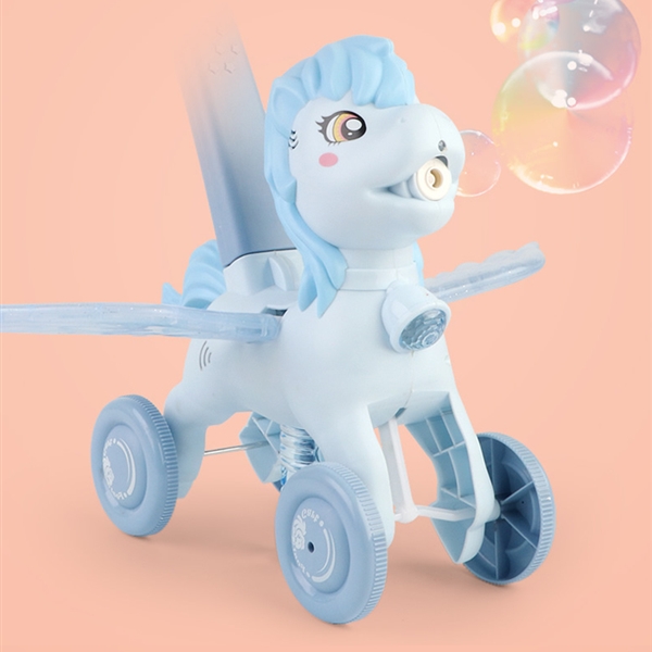 KIBTOY™ Electric Pony Bubble Machine 