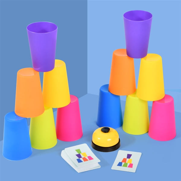 KIBTOY™  Quick Cup Stacking Game 