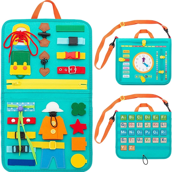 KIBTOY™ Busy Board for Toddlers (travel bag)