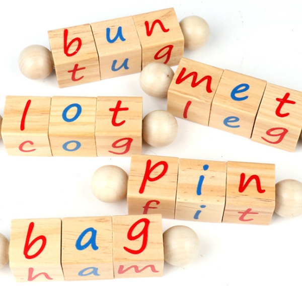 KIBTOY™ Wooden English Spelling Blocks