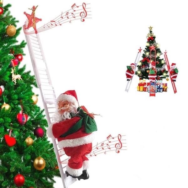 Kibtoy Santa Climbing Ladder Toy