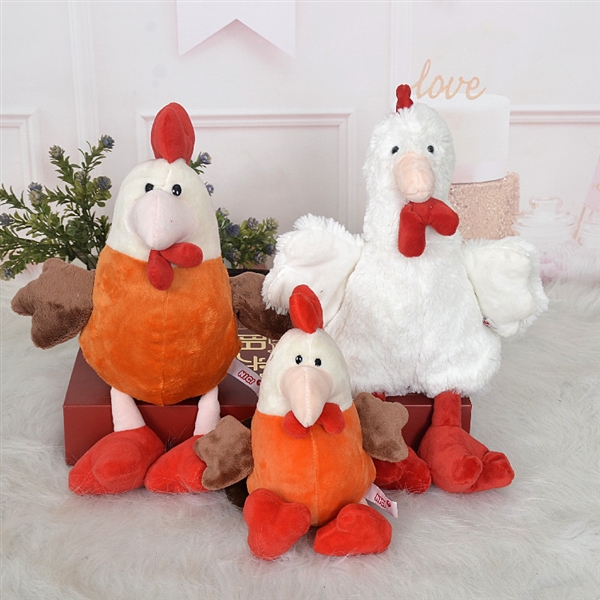 KIBTOY Chicken Stuffed Animal Plush Eco Friendly Doll Birthday Gift