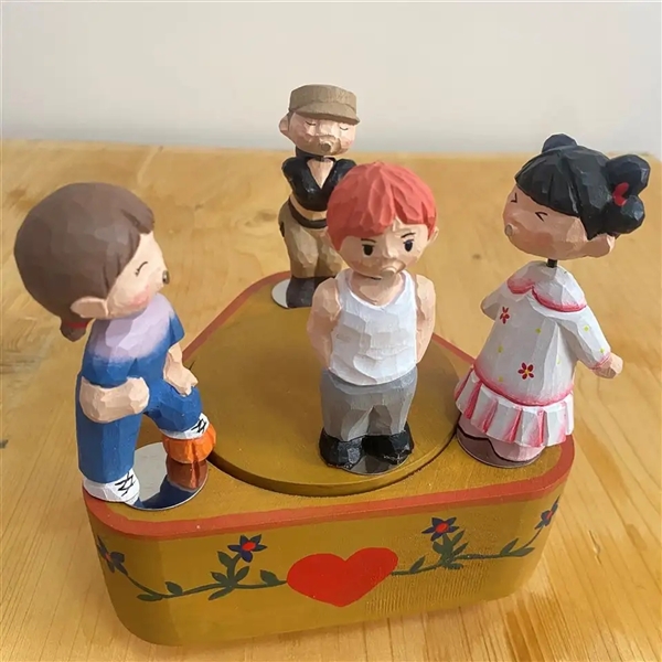 tiktok bad naughty boy wooden music box custom crafts wood music box for men valentine gifts