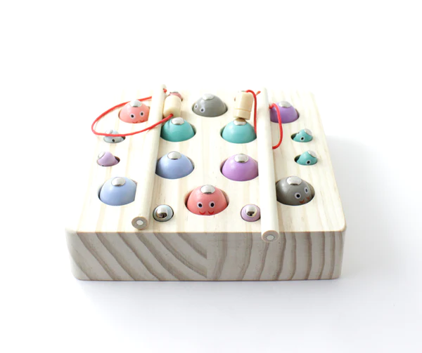 Wooden Toys By Magnetic Fishing Toy