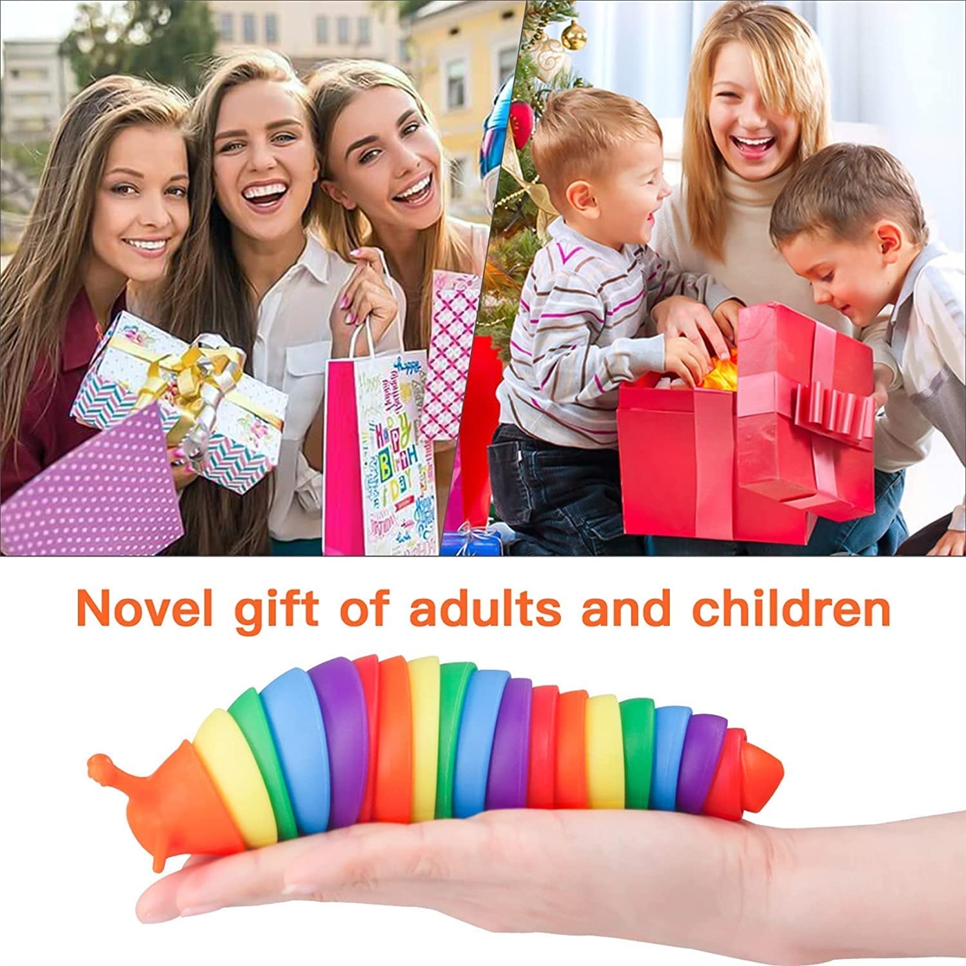 Kibtoy Fidget Slug Toy