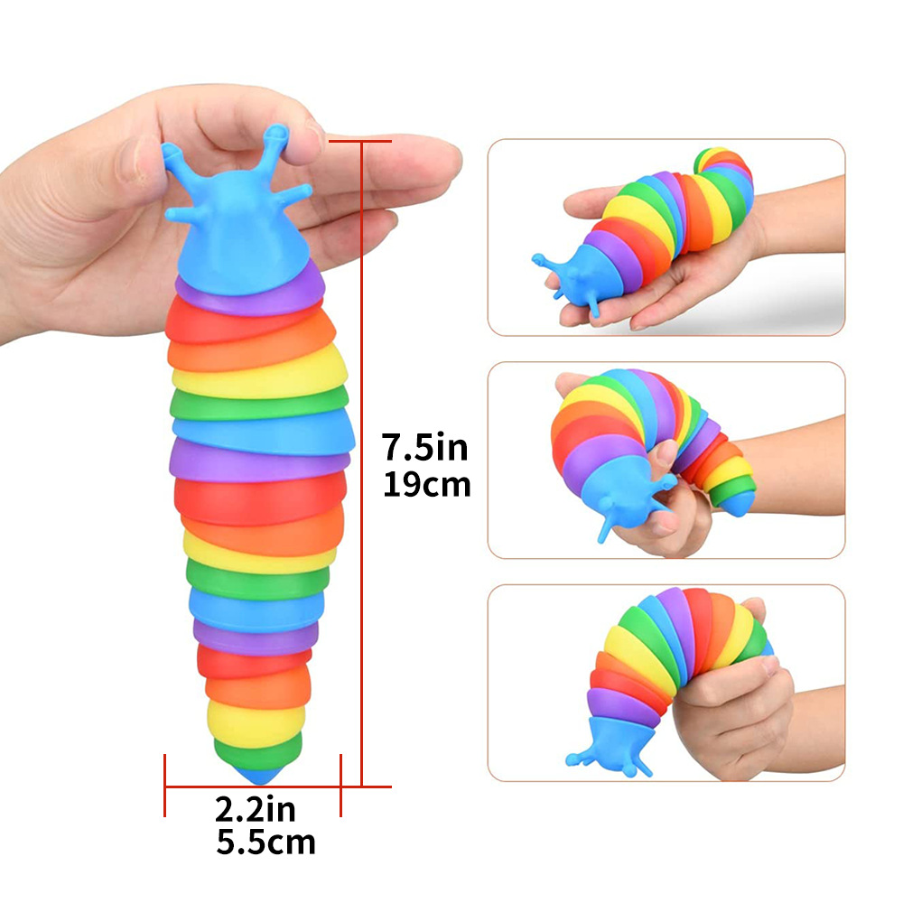 Kibtoy Fidget Slug Toy