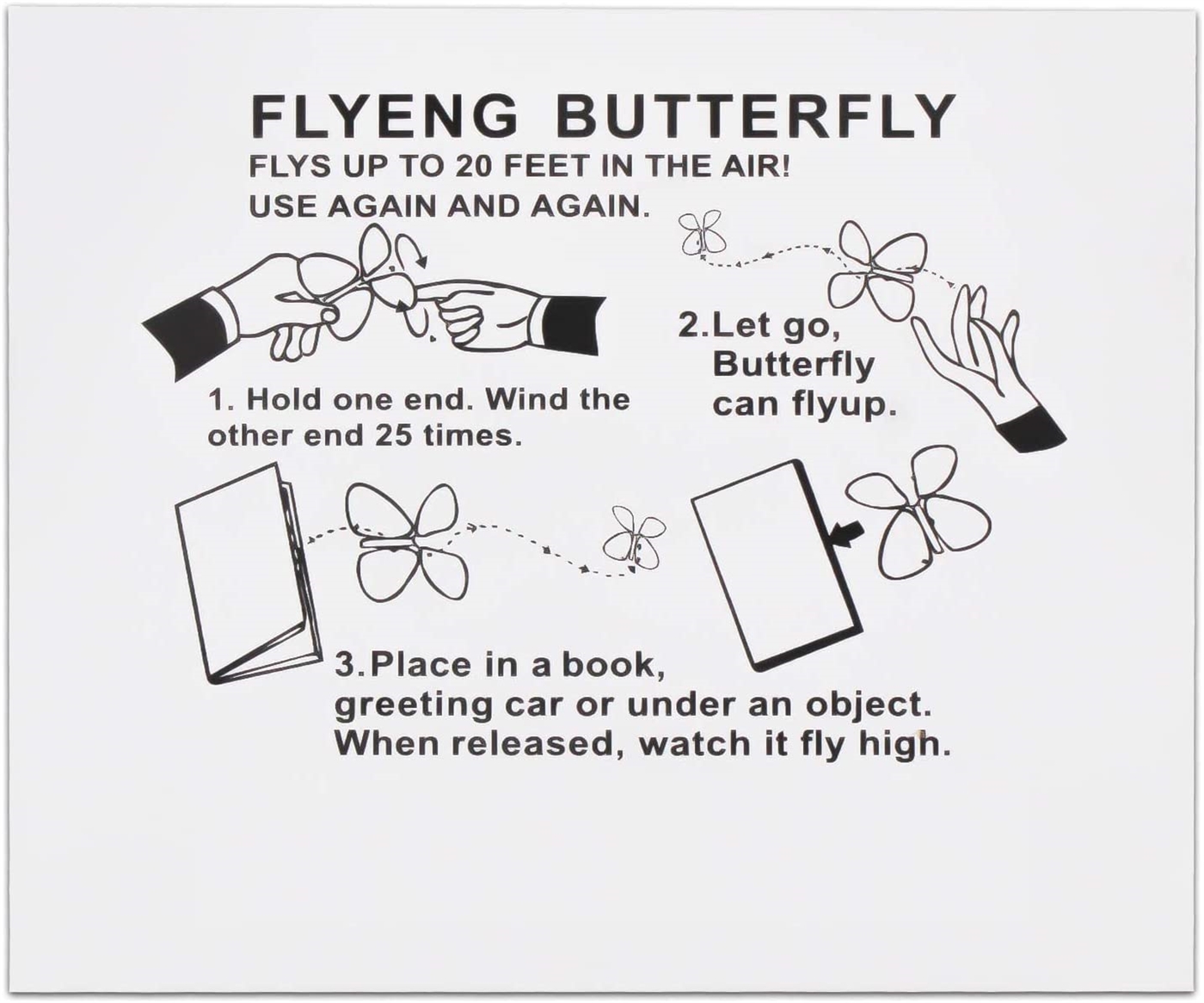 Kibtoy Magic Flying Butterfly