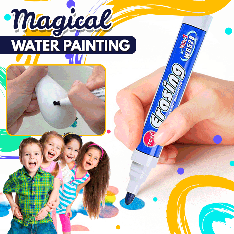 Kibtoy magic doodle pen painting float on water Kibtoy magic doodle pen painting float on water