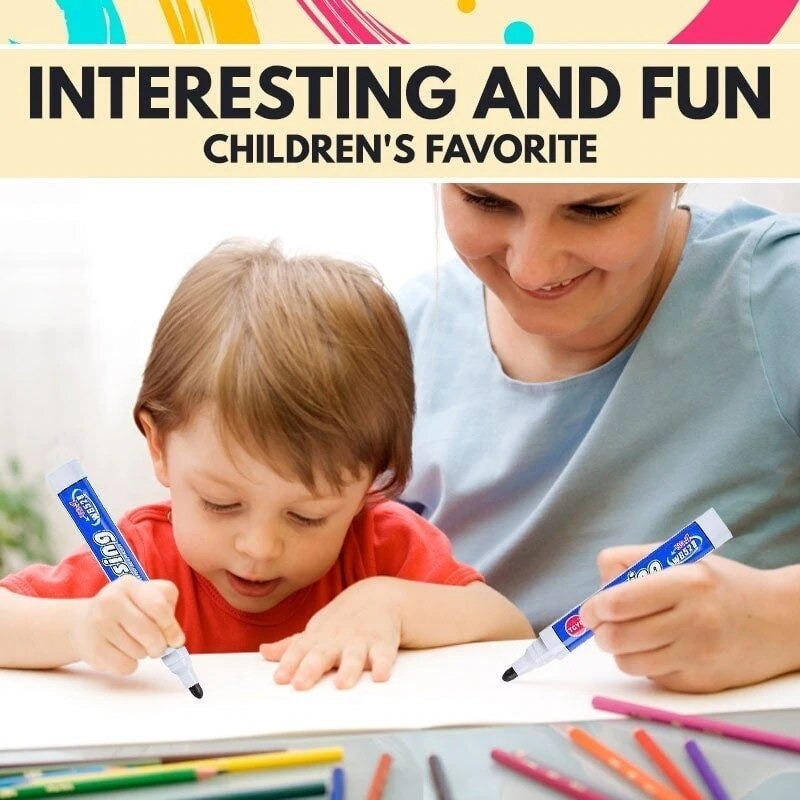 Kibtoy magic doodle pen painting float on water