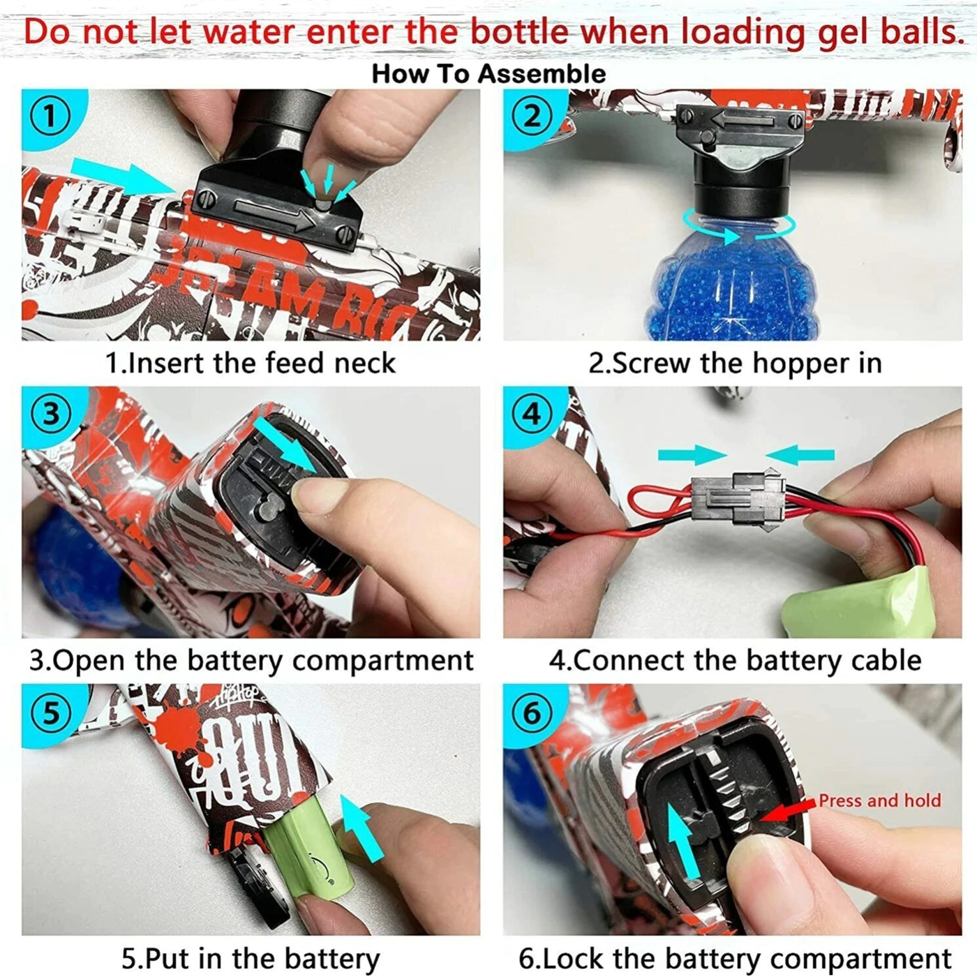 Kibtoy Gel ball splatter gun
