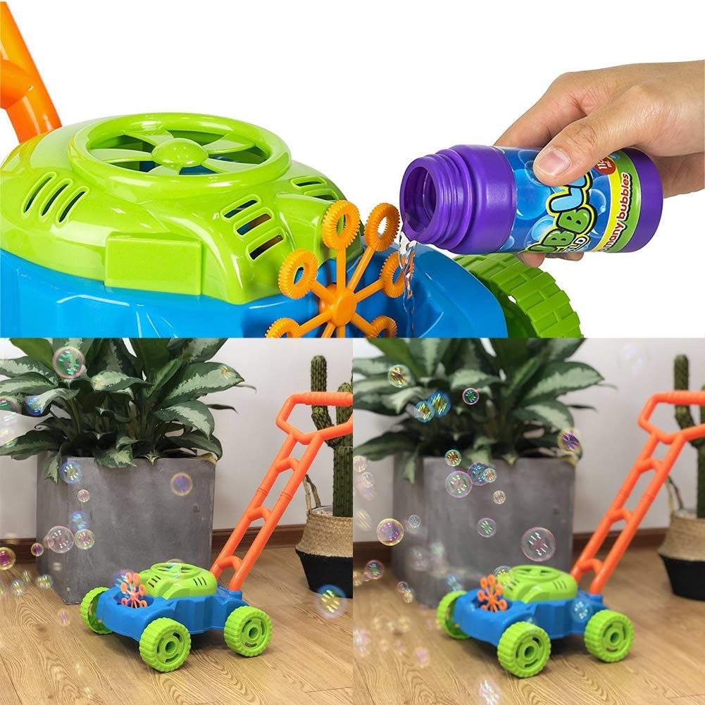 Push Car Bubble Mower Toys
