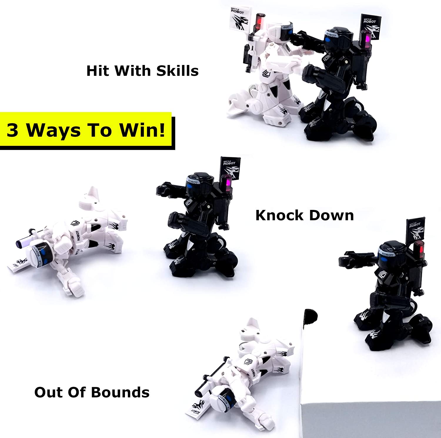 Kibtoy Mini Boxing Robots, Ninja warrior robots, RC boxing robots