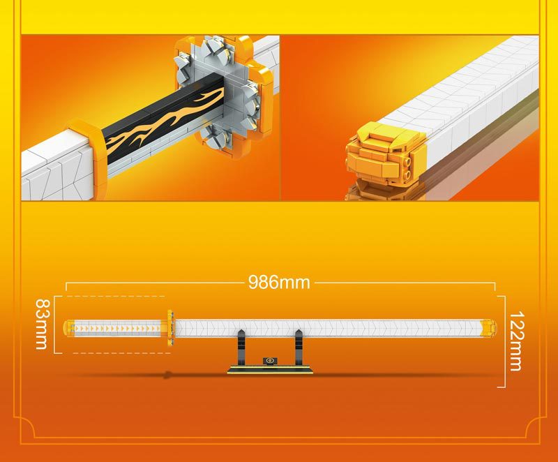 Kibtoy Building Blocks of Zangetsu Sword
