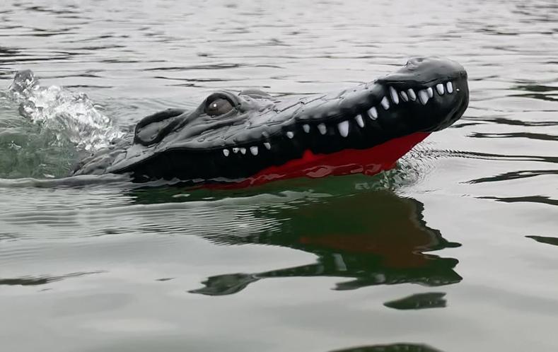 Kibtoy RC Jetboat and Crocodile