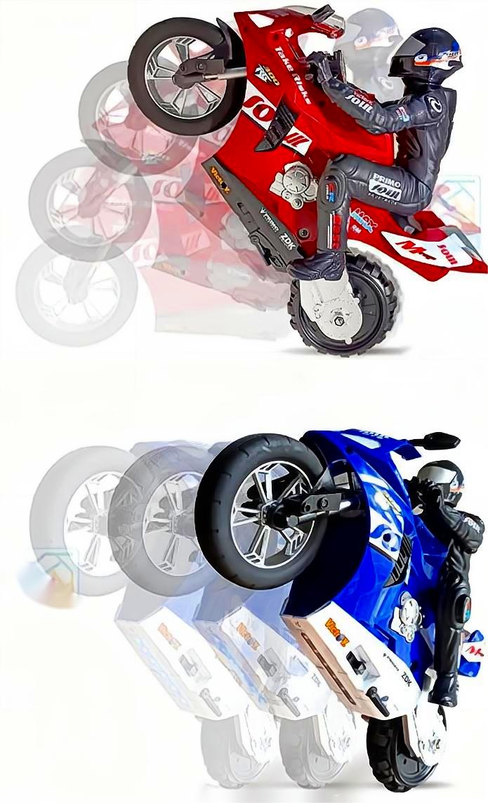 Kibtoy RC Stunt Motorbike