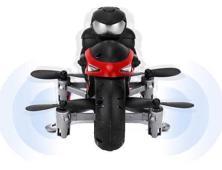 Kibtoy RC Flying Stunt Motorbike