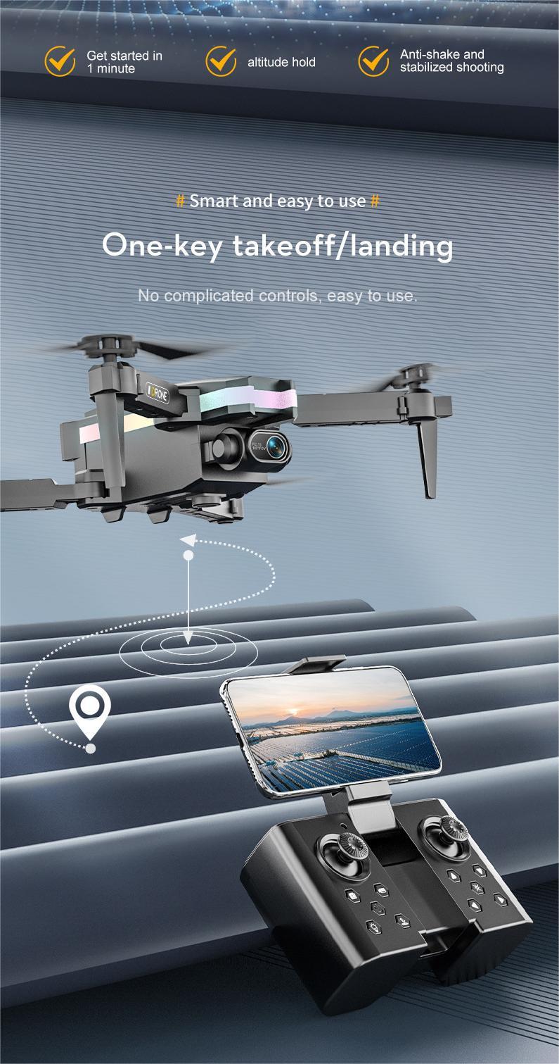 Kibtoy a mini camera drone with dual HD FPV cameras, easy to operate, cheap