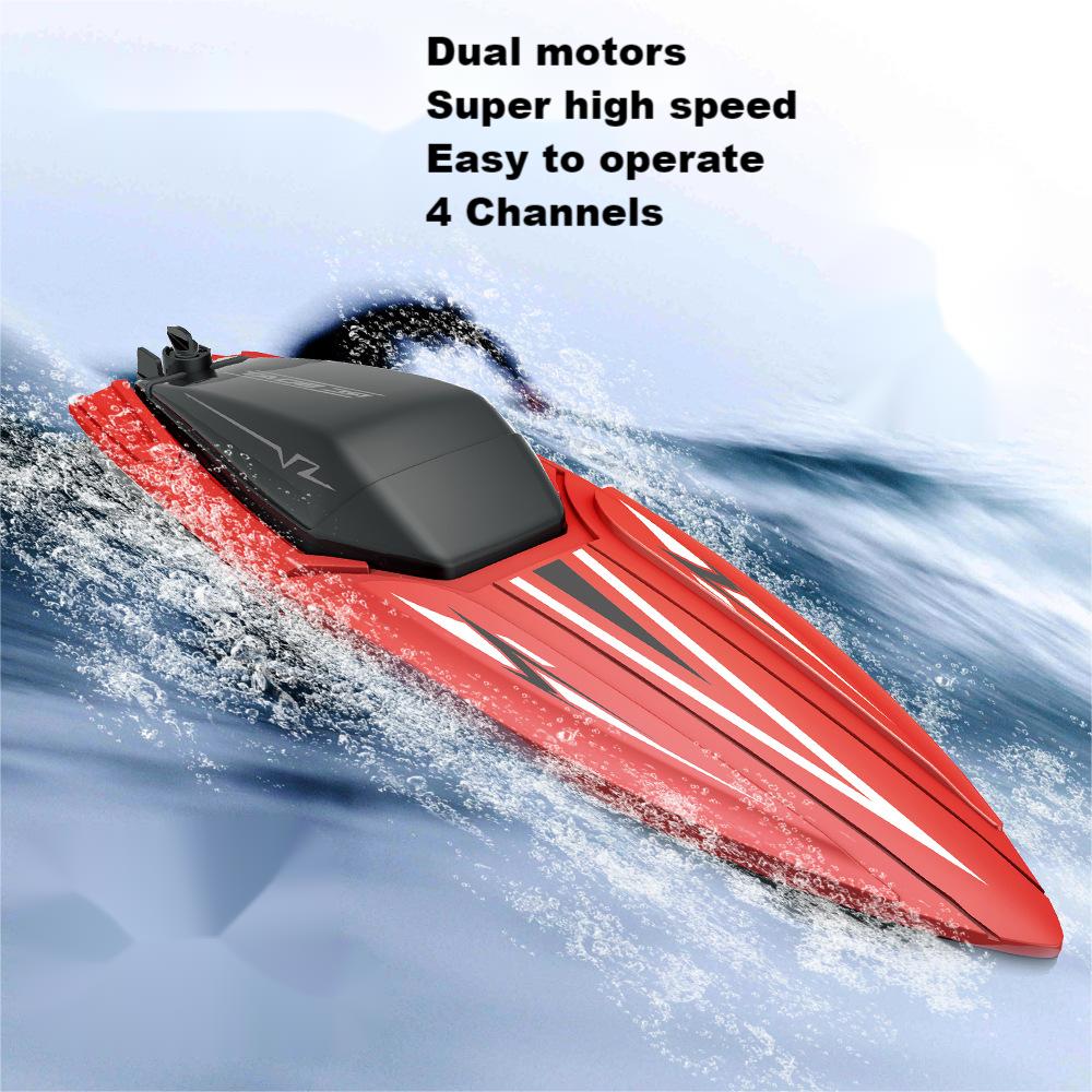 Kibtoy RC jetboat with super-long battery life, easy to operate for beginners