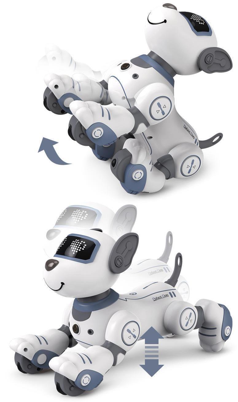 Kibtoy Smart Robot Dog, AI RC robot dog, can sing, dance, walk and other stunts