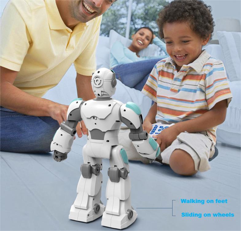 Kibtoy RC Robot Toy, can dance, sing and walk, great teaching toy and company for toddlers