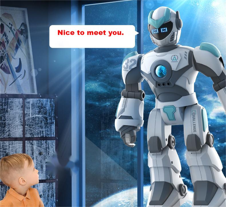 Kibtoy RC Robot Toy, can dance, sing and walk, great teaching toy and company for toddlers Kibtoy RC Robot Toy, can dance, sing and walk, great teaching toy and company for toddlers
