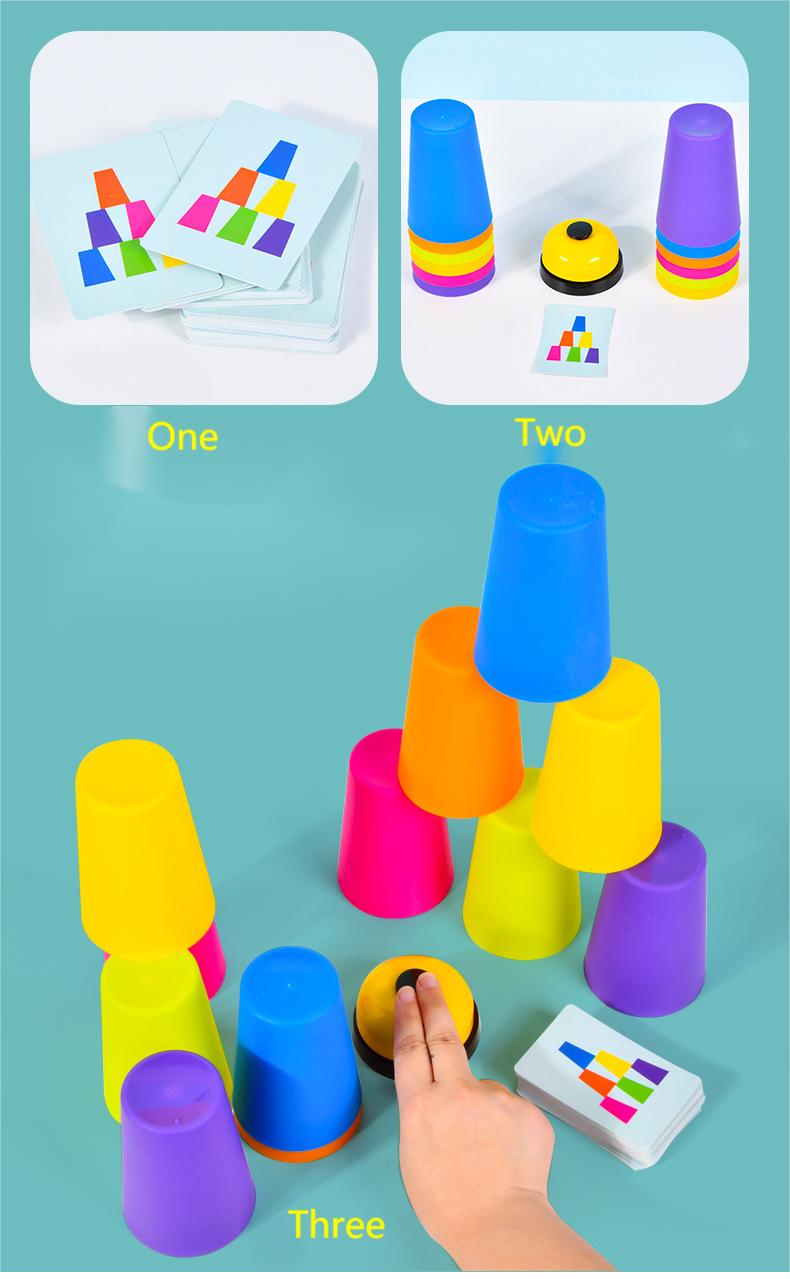 cup stacker game, kibtoy quick cup stacking game cup stacker game, kibtoy quick cup stacking game