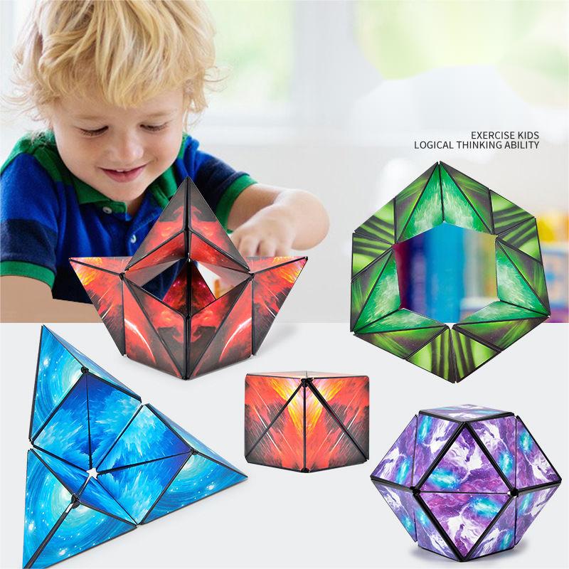 Kibtoy Magnetic Shape Shifting Box, Magic cube, 3D magnetic magic cube