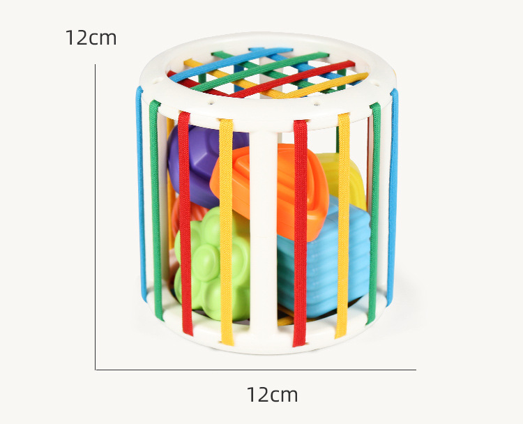 Kibtoy Rainbow Squishy balls, busy toy for toddlers, teaching tool, fridget toy