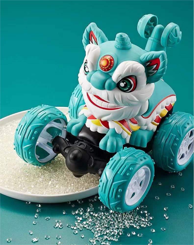 Kibtoy dancing lion toy car made of high quality materials