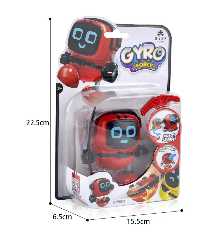 kibtoy Gyro Robot Toy Top 