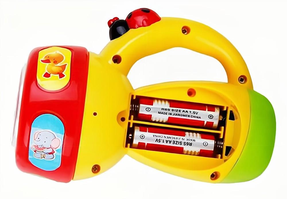  Kibtoy Spinning and Learning Flashlight