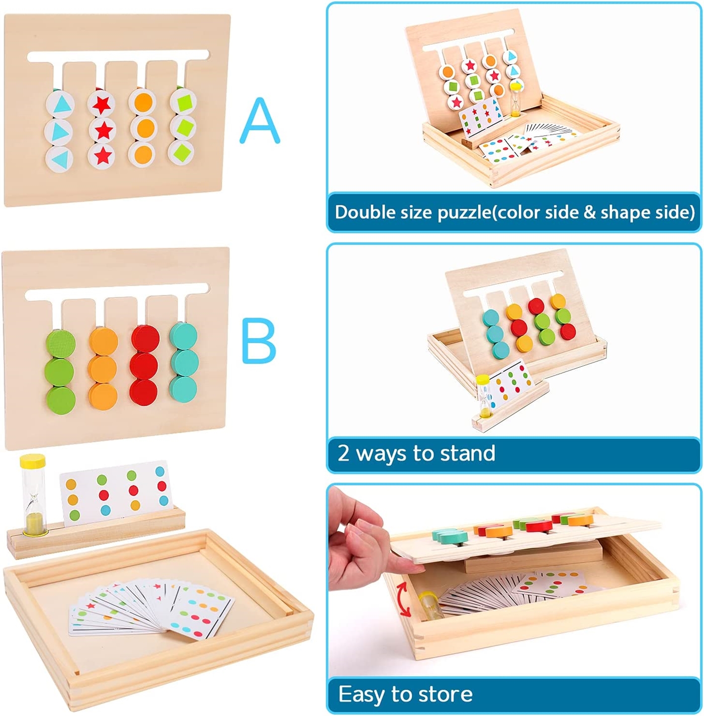 kibtoy slide to match puzzle