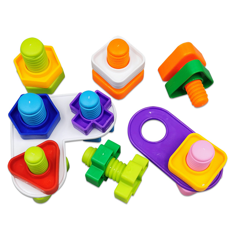 Kibtoy Jumbo Nuts and Bolts Montessori toy fun and educational