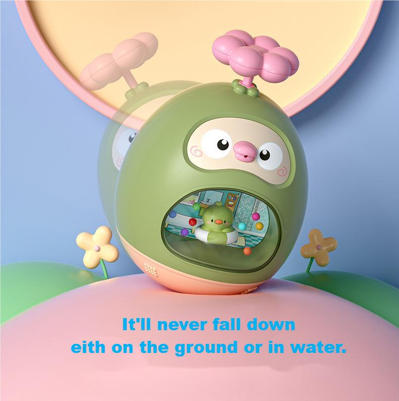 Kibtoy Duck Tumbler bath toy for toddlers